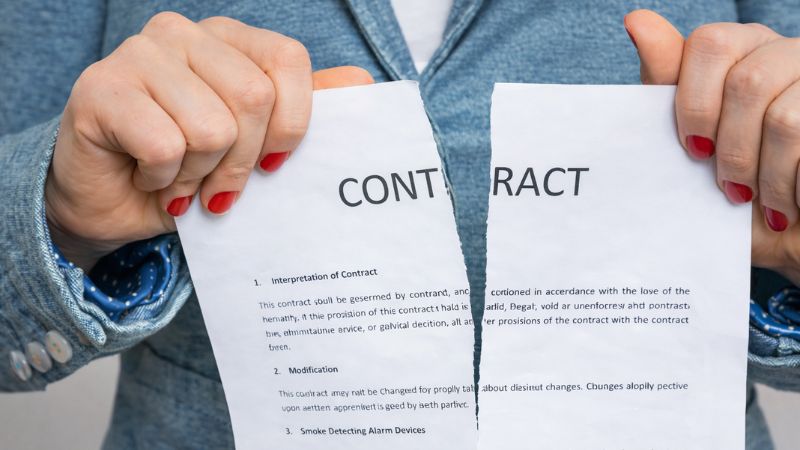 概述：违反合同