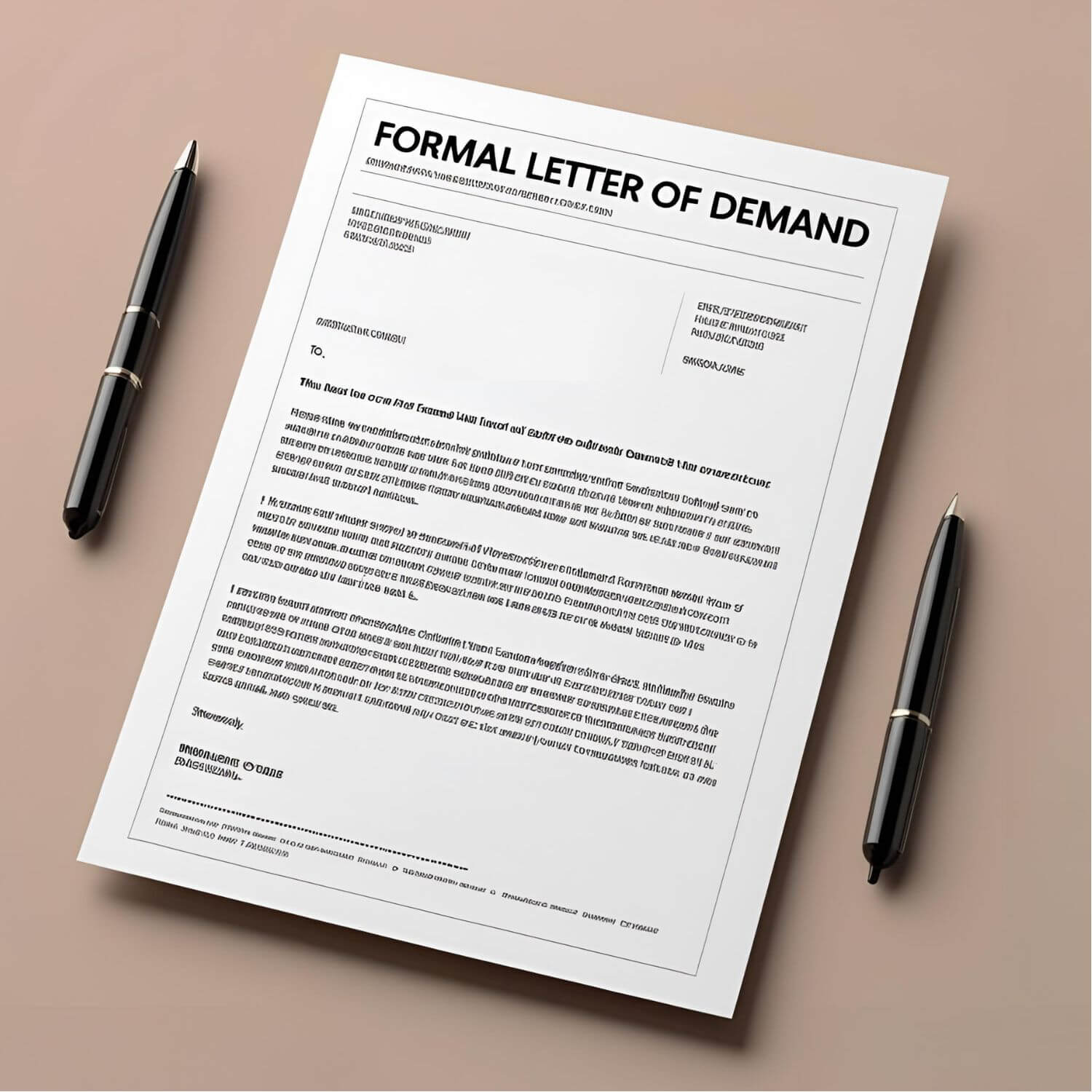 Letter Of Demand Singapore Letter Of Demand Singapore