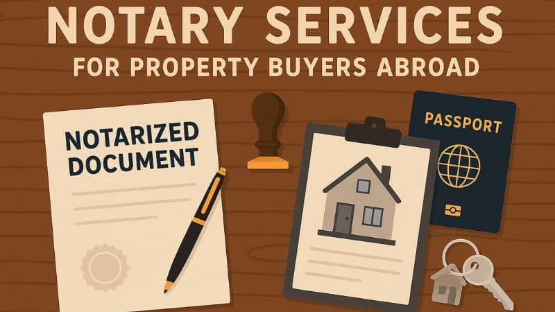 Notary Services for Property Buyers Abroad