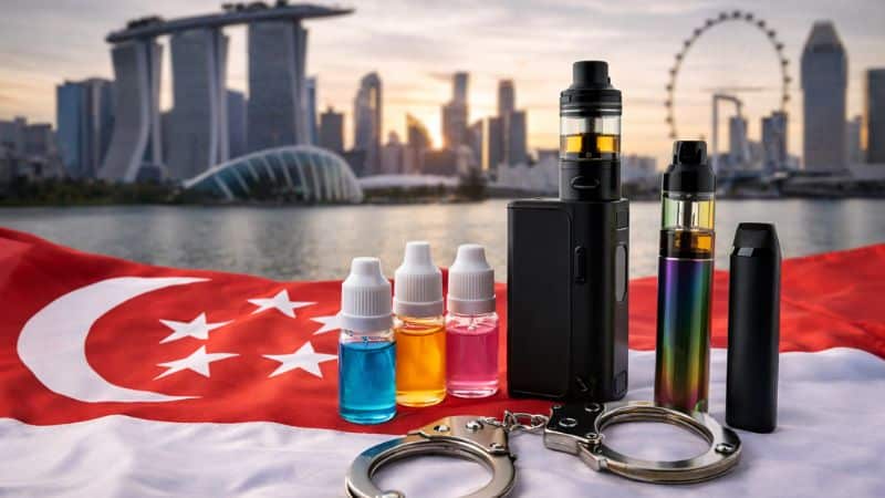 Vape Laws in Singapore: Is Vaping Legal? Penalties for E-Cigarettes, Pods & E-Liquids